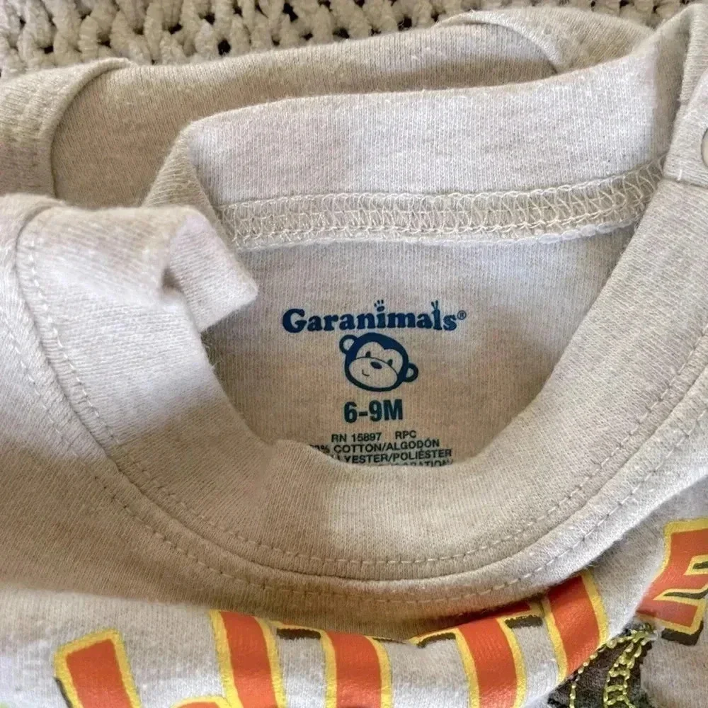 6-9 months Superman and‎ dinosaur onesie set​